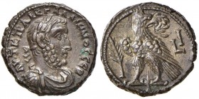Gallieno (253-268) Tetradramma di Alessandria, in Egitto - Busto laureato a d. - R/ Aquila stante a s. - Geissen 2913 AE (g 9,77)
qFDC