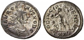 Carino (282-286) Antoniniano (Ticinum) Busto radiato a d. - R/ Carino stante a s. - RIC 182 MI (g 3,18)
SPL