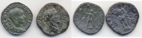 Lotto di un sesterzio di Antonino Pio e uno di Gordiano III 
qBB