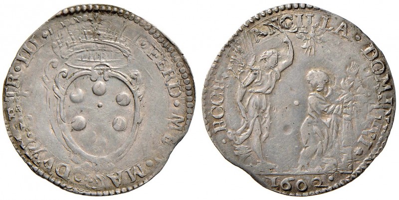 FIRENZE Ferdinando I (1587-1609) Giulio 1602 - MIR 234/2 (indicato R/3) AG (g 3,...