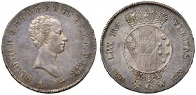 FIRENZE Ferdinando III (1814-1824) Mezzo francescone 1820 - Pag. 69 AG (g 13,66) R Minimi graffietti, bella patina 
qSPL/SPL