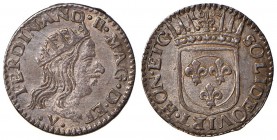 LIVORNO Ferdinando II (1621-1670) Luigino 1662 - MIR 60/5 AG (g 2,18)
SPL