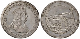 LIVORNO Cosimo III (1670-1723) Tollero 1704 - MIR 64/19 AG (g 27,04) RR
SPL