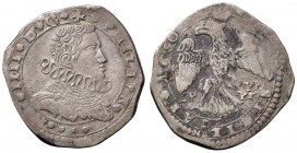MESSINA Filippo IV (1621-1665) 4 Tarì 1650 sigla IP PP - MIR 355/24 AG (g 10,44) Poroso al R/
BB+