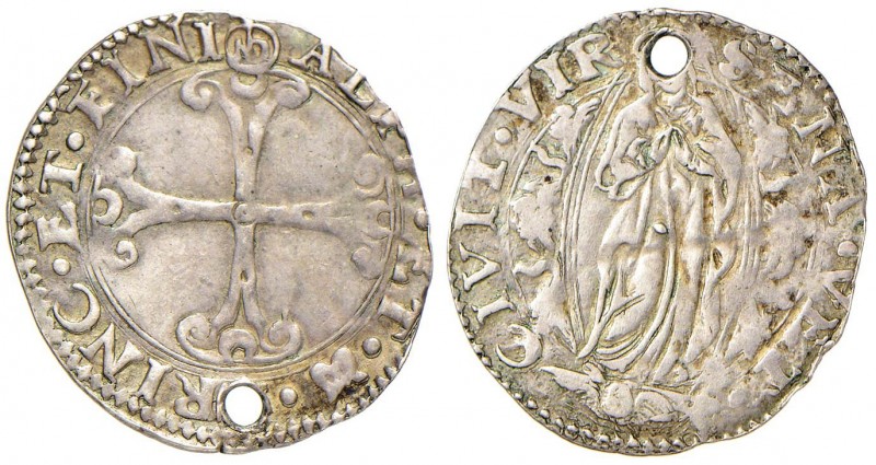 SIENA Repubblica (1404-1555) Mezzo giulio da 20 quattrini - MIR 550 (indicato R/...