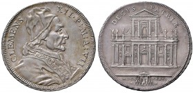 Clemente XII (1730-1740) Mezza piastra 1736 A. VII - Munt. 19 AG (g 14,58)
qSPL