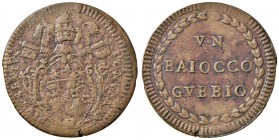 Pio VI (1775-1799) Gubbio Baiocco A. XX - Munt. 364 CU (g 8,04)
BB