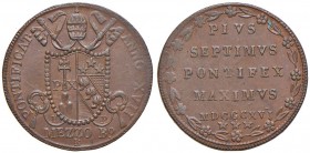 Pio VII (1800-1823) Mezzo Baiocco 1816 A. XVII Roma - Nomisma 289 CU (g 6,26)
SPL