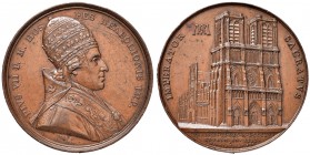 Pio VII (1800-1823) Medaglia 1804 - Opus: Droz - Bramsen 350 AE (g 33,82) Minimi colpetti al bordo
qSPL