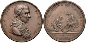 Leone XII (1823-1829) Medaglia A. II Lavanda - Opus: Cerbara AE (g 14,66)
qFDC