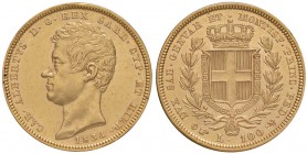 Carlo Alberto (1831-1849) 100 Lire 1834 T - Nomisma 626 AU Graffietti al D/ e colpetti al bordo 
BB+/SPL