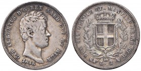 Carlo Alberto (1831-1849) 2 Lire 1846 T - Nomisma 716; Pag. 285 AG RR
MB