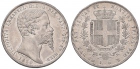 Vittorio Emanuele II (1849-1861) 5 Lire 1850 G - Nomisma 771 AG R Graffietti diffusi
qBB