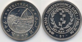 ERITREA 1 Dollar 1993 Independence day - KM 6 NI (g 28,47)
FS