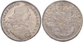 GERMANIA Bayern - Maximilian III Joseph (1745-1777) Tallero 1771 - Dav. 1953 AG (g 27,95) Minimi graffietti di conio al R/ 
SPL+/qFDC