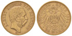 GERMANIA Sachsen - Albert (1873-1902) 20 Mark 1894 - KM 1248 AU (g 8,00)
SPL