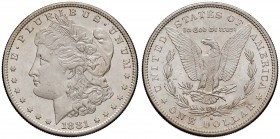 USA Dollaro 1881 S - AG (g 26,83) graffi al D/
qFDC