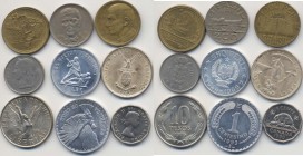 Lotto di nove monete come da foto 
SPL-FDC