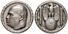 Medaglie fasciste - Medaglia - Opus: S.J. - materiale argentato (g 16,00 - Ø 27 mm)
BB