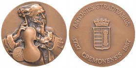 CREMONA Manifestazioni Stradivariane Medaglia 1987 - Opus: Lorioli - AE (Ø 24 mm) In astuccio con certificato
FDC