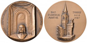 MANTOVA Concattedrale di Mantova di Sant’Andrea Medaglia 1987 - Opus: Falchi - AE (g 71,50 - Ø 50 mm) In astuccio con certificato
FDC