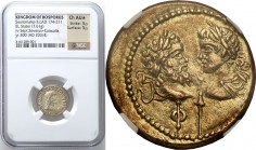 Ancient coins
RÖMISCHEN REPUBLIK / GRIECHISCHE MÜNZEN / BYZANZ / ANTIK / ANCIENT / ROME / GREECE

Bospor. Sauromates II (174-211). Stater 204/4 r. ...