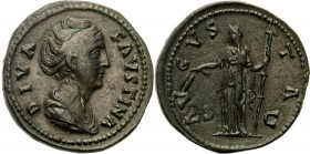 Ancient coins
RÖMISCHEN REPUBLIK / GRIECHISCHE MÜNZEN / BYZANZ / ANTIK / ANCIENT / ROME / GREECE

Roman Empire. Faustyna I (138-141). As 147, Rzym ...