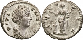 Ancient coins
RÖMISCHEN REPUBLIK / GRIECHISCHE MÜNZEN / BYZANZ / ANTIK / ANCIENT / ROME / GREECE

Roman Empire. Faustyna I (138-141). Denar pośmier...