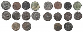 Ancient coins
RÖMISCHEN REPUBLIK / GRIECHISCHE MÜNZEN / BYZANZ / ANTIK / ANCIENT / ROME / GREECE

Roman Empire. Follis IV wiek AE -15, group 10 pie...