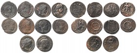Ancient coins
RÖMISCHEN REPUBLIK / GRIECHISCHE MÜNZEN / BYZANZ / ANTIK / ANCIENT / ROME / GREECE

Roman Empire. Follis IV wiek AE -19, group 10 pie...