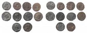 Ancient coins
RÖMISCHEN REPUBLIK / GRIECHISCHE MÜNZEN / BYZANZ / ANTIK / ANCIENT / ROME / GREECE

Roman Empire. Follis IV wiek AE -15, group 10 pie...