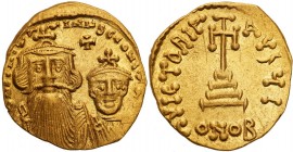 Ancient coins
RÖMISCHEN REPUBLIK / GRIECHISCHE MÜNZEN / BYZANZ / ANTIK / ANCIENT / ROME / GREECE

Byzantium, Konstans II i Konstantyn IV (641-668)....