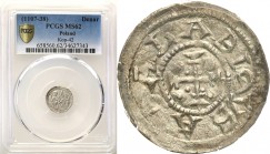 Medieval coins 
POLSKA/POLAND/POLEN/SCHLESIEN/GERMANY

Bolesław III Krzywousty. Denar (1102-1138) PCGS MS62 (2 MAX NOTE) - Beautifu i RARE 

Aw: ...