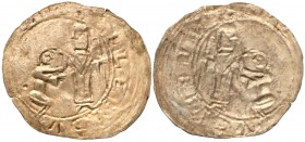 Medieval coins 
POLSKA/POLAND/POLEN/SCHLESIEN/GERMANY

Bolesław III Krzywousty (1102-1138) Brakteat protekcyjny, 1135-1138, 

Aw.: Książę w prawo...