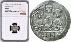 Medieval coins 
POLSKA/POLAND/POLEN/SCHLESIEN/GERMANY

Bolesław IV Kędzierzawy. (1146-1173). Denar (1146-1166) NGC MS63 (2MAX NOTE) - RARITY R4 
...