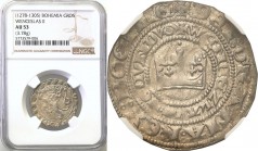 Medieval coins 
POLSKA/POLAND/POLEN/SCHLESIEN/GERMANY

Poland/Czech. Wacław II Czeski (1300-1305). Grosz (Groschen) praski NGC AU53 - kropka za łap...