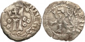 Medieval coins 
POLSKA/POLAND/POLEN/SCHLESIEN/GERMANY

Ludwik Węgierski (1370-1382). Kwartnik ruski - RARE R5 

Aw: Ukoronowana litera L, w polu ...