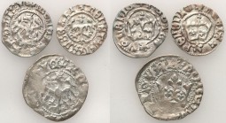 Medieval coins 
POLSKA/POLAND/POLEN/SCHLESIEN/GERMANY

Władysław Jagiełło, Kazimierz IV Jagiellończyk, Jan I Olbracht. PółGrosz (Groschen), Krakow ...