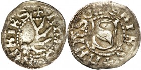 Medieval coins 
POLSKA/POLAND/POLEN/SCHLESIEN/GERMANY

Silesia, Żary. Jan von Biberstein (1340-1424). Denar - RARE 

Aw: Herb rodu Bibersteinów -...