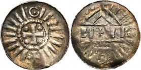 Medieval coins 
POLSKA/POLAND/POLEN/SCHLESIEN/GERMANY

Germany XI wiek. Denar, naśladownictwo 

Kolorowa patyna.

Details: 1,34 g Ag 
Conditio...