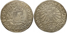 Sigismund I Old
POLSKA/ POLAND/ POLEN/ LITHUANIA/ LITAUEN

Zygmunt I Stary. Grosz (Groschen) 1532, Torun 

Końcówki napisów PRVSSI / PRVSS. Miecz...