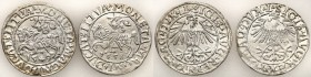 Sigismund II August
POLSKA/ POLAND/ POLEN/ LITHUANIA/ LITAUEN

Zygmunt II August. PółGrosz (Groschen) 1549, 1558, Vilnius, group 2 coins 

Piękny...