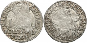 Sigismund II August
POLSKA/ POLAND/ POLEN/ LITHUANIA/ LITAUEN

Zygmunt II August. Grosz (Groschen) na stopę polską, 1566, Tykocin 

Końcówki napi...