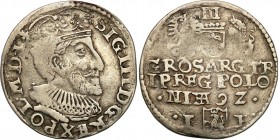 COLLECTION of Polish 3 grosze
POLSKA/ POLAND/ POLEN/ LITHUANIA/ LITAUEN

Zygmunt III Waza. Trojak 3 Grosze (Groschen) 1592, Olkusz 

Popiersie z ...