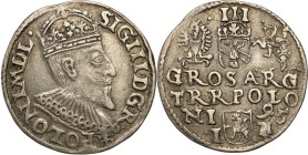 COLLECTION of Polish 3 grosze
POLSKA/ POLAND/ POLEN/ LITHUANIA/ LITAUEN

Zygmunt III Waza. Trojak 3 Grosze (Groschen) 1595, Olkusz - RARITY R4 

...