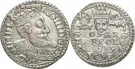 COLLECTION of Polish 3 grosze
POLSKA/ POLAND/ POLEN/ LITHUANIA/ LITAUEN

Zygmunt III Waza. Trojak 3 Grosze (Groschen) 1598, Olkusz 

Po literach ...