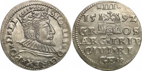 COLLECTION of Polish 3 grosze
POLSKA/ POLAND/ POLEN/ LITHUANIA/ LITAUEN

Zygmunt III Waza. Trojak 3 Grosze (Groschen) 1592, Riga 

Piękne detale,...