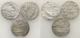 COLLECTION of Polish 3 grosze
POLSKA/ POLAND/ POLEN/ LITHUANIA/ LITAUEN

Zygmunt III Waza. Trojak 3 Grosze (Groschen) 1594, Riga, group 3 coins 
...