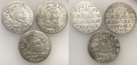 COLLECTION of Polish 3 grosze
POLSKA/ POLAND/ POLEN/ LITHUANIA/ LITAUEN

Zygmunt III Waza. Trojak 3 Grosze (Groschen) 1595, Riga, group 3 coins 
...