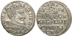 COLLECTION of Polish 3 grosze
POLSKA/ POLAND/ POLEN/ LITHUANIA/ LITAUEN

Zygmunt III Waza. Trojak 3 Grosze (Groschen) 1596, Riga 

Nienotowany w ...